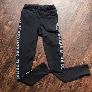 Better Bodies High-Waisted Black Tights